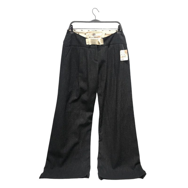 EVISU/Pants/44/Wool/BLK/WIDE LEG