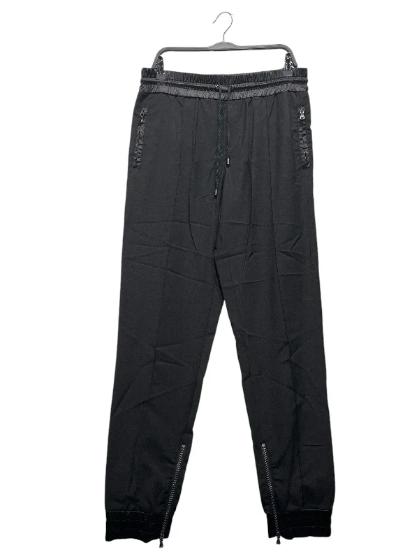 DOLCE&GABBANA/Pants/48/Polyester/BLK/TROUSER JOGGERS