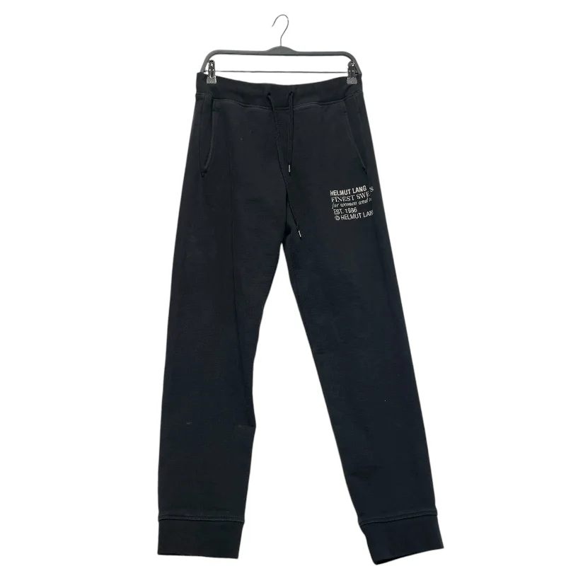 Helmut Lang/Pants/S/Cotton/BLK/Joggers/