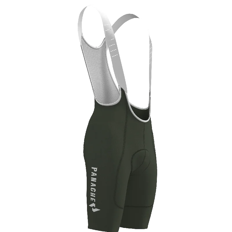 Men's WT 2ND SKIN Bib Short - Forest w/Panache Logo